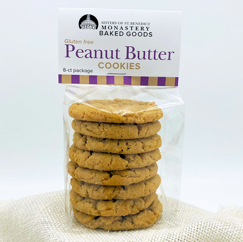 MONASTERY PEANUT BUTTER COOKIES 8 Count