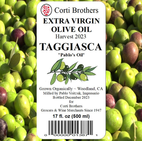 Corti Brothers Taggiasca 2023 Extra Virgin Olive Oil 500ml