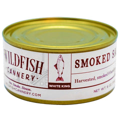 WILD FISH CANNERY SMOKED WILD ALASKAN WHITE KING SALMON 6 oz