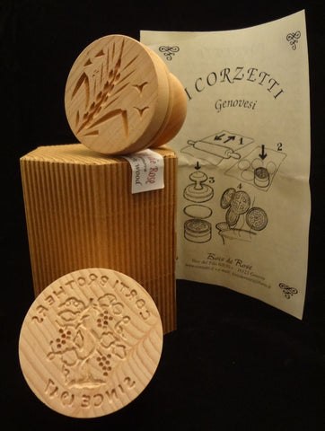 Hand Made Beechwood Corzetti Stamp