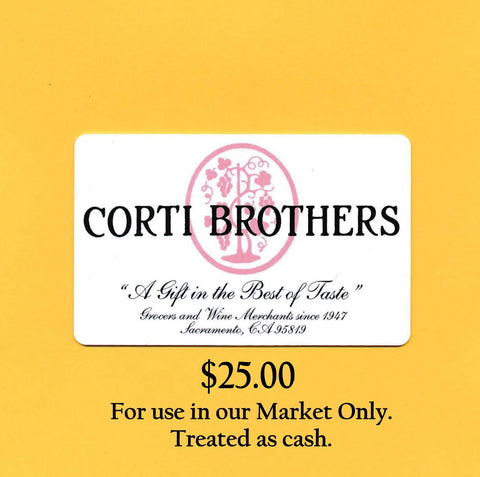 Corti Brothers $25 Gift Card