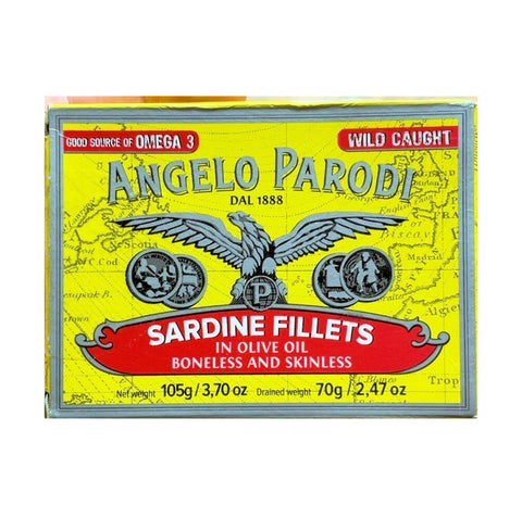 Angelo Parodi B/S Sardine Fillets 105g