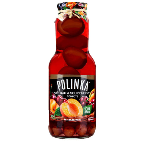 Polinka Apricot & Sour Cherry Compote 1 liter