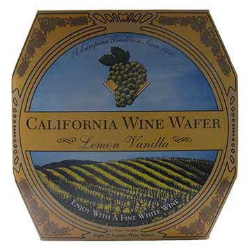 California Wine Wafer Lemon Vanilla